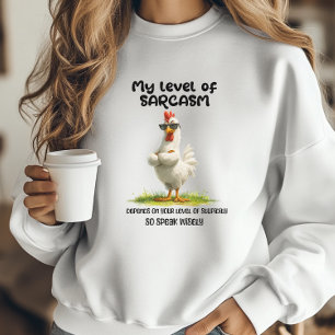 T-shirt Humour de poulet sarcastique Don Citation amusante