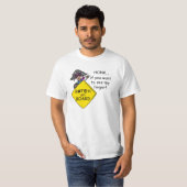 T-shirt Humour de rage de route (Devant entier)