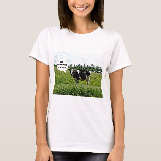 T-shirt Humour de vache (Devant)