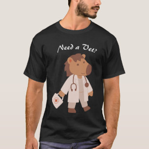 T-shirt Humour de vétérinaire drôle Citation de soins aux