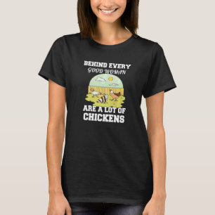 T-shirt Humour Derrière Chaque Bonne Femme Est Un Tas De P