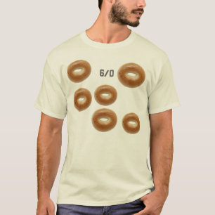 T-shirt Humour des bagels de tennis 6 à 0