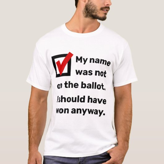 T-shirt Humour des élections 2024 (Devant)
