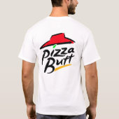T-shirt Humour drôle de chemise de bout de pizza (Dos)