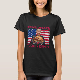 T-shirt Humour Drôle Trump Gagnant Gagnant Dîner de dinde