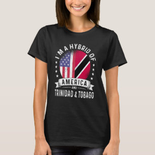 T-shirt Humour du drapeau trinidadien d'Amérique patriote