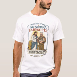 T-shirt humour gardiennage grands-parents Jésus Fo