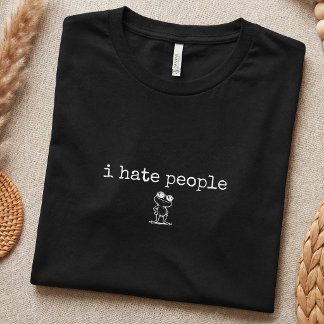 T-shirt Humour Introverti Antisocial Simple
