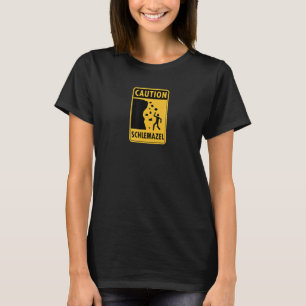 T-shirt Humour juif Attention Schlemazel Hanoukka Holiday