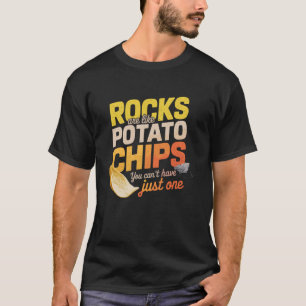 T-shirt Humour lapidaire géologie collection de roches, gé