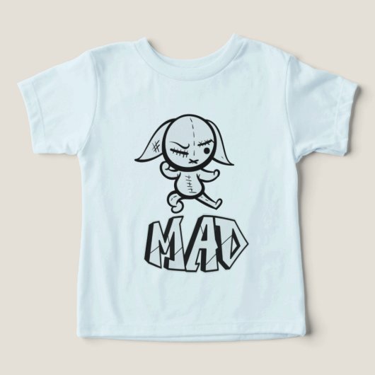 T-shirt Humour lapin Mad (Design Recto)