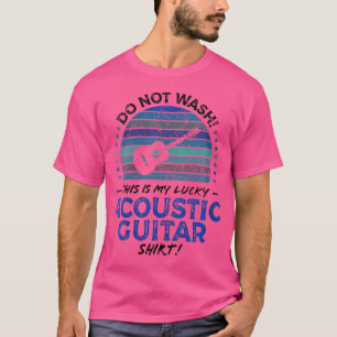 T-shirt Humour Lover De Guitare Acoustique Dit Graphisme