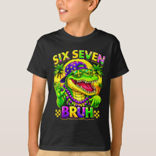 T-shirt Humour Mardi Gras 67 Six Sept Alligator Frérot Hom