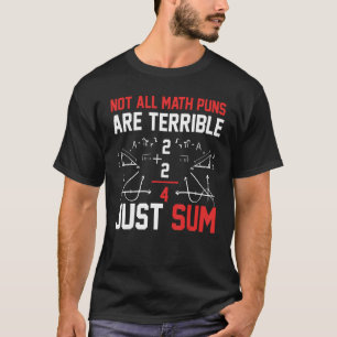 T-shirt Humour Math Toutes Les Blagues Math Ne Sont Pas Te