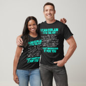 T-shirt Humour Mathématiques Mathématicien Prof de Maths (Unisexe)