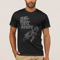 T-Shirt Humour Motocross Écrou Vélo Tout-Terrain D