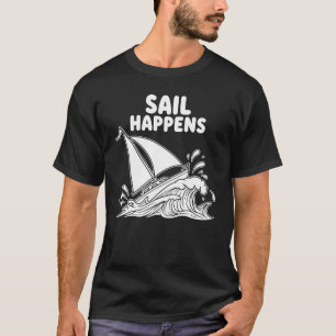 T-shirt Humour Nautique "La voile arrive"
