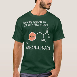 T-shirt Humour Nerdy Chimie T Shirt CadeauxAmino Acide pou