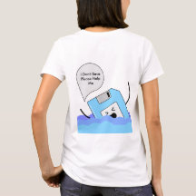 T-shirt Humour Nostalgic Tech - Enregistrer la dis