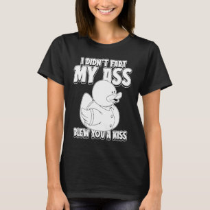 T-shirt Humour Oie Canard Oie Je N'Ai Pas Pu Mon Beurre Bl