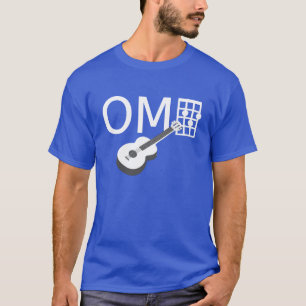 T-shirt Humour OMG Ukuele G Chord Cool et amusant