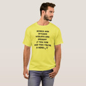 T-Shirt Humour Poésie de Nerd Drôle (Devant entier)