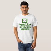 T-shirt Humour potable drôle de St Paddys (Devant entier)