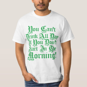 T-shirt Humour potable irlandais