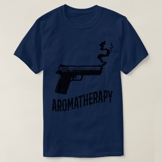 T-shirt Humour propriétaire d'un pistolet d'aromathérapie (Design devant)