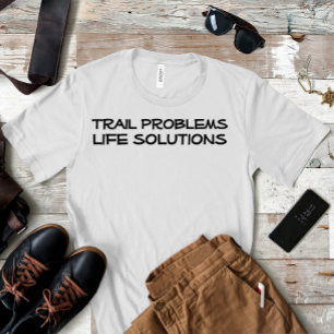 T-shirt Humour randonnée camping noir