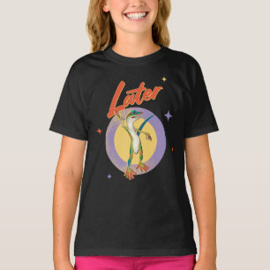T-shirt Humour Rétro Gecko pour une journée paresseuse