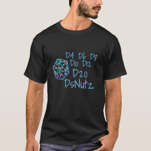 T-shirt Humour RPG   Holo Retro Tabletop Jeu DsNutz