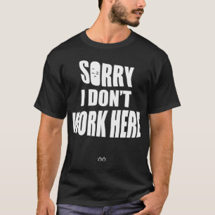 T-shirt Humour sarcastique brodé