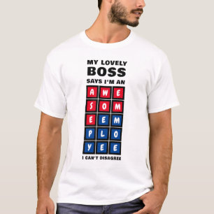 T-shirt Humour SAVOIR EMPLOYÉ Boss
