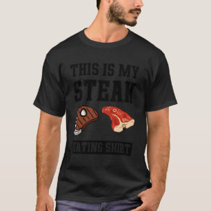 T-shirt Humour Steak Viande Steak Anti Vegan Foodie