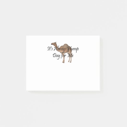 T-SHIRT Hump Dag Post-it® Notes (Voorkant)