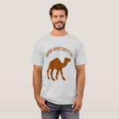 T-shirt Hump day Devinez Quel jour est-ce ? (Devant entier)