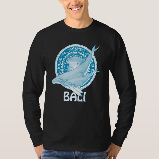 T-shirt Humpback Whales Dive Bali Indonesia (Devant)