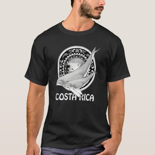 T-shirt Humpback Whales Dive Costa Rica (Devant)
