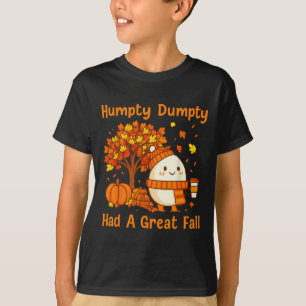 T-shirt Humpty Dumpty a eu une grande chute Halloween Than