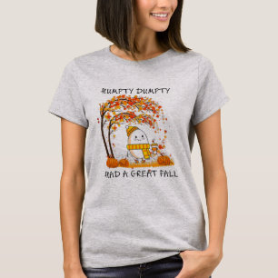 T-shirt Humpty Dumpty A Eu Une Grande Chute Thanksgiving