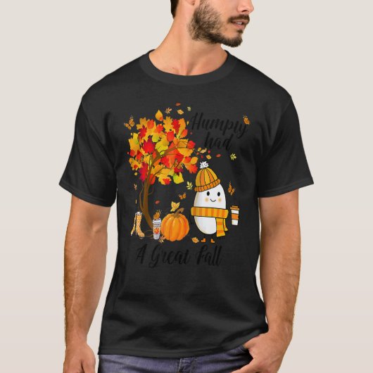 T-shirt Humpty Had A Great Fall Autumn Joke Raglan Baseba (Devant)