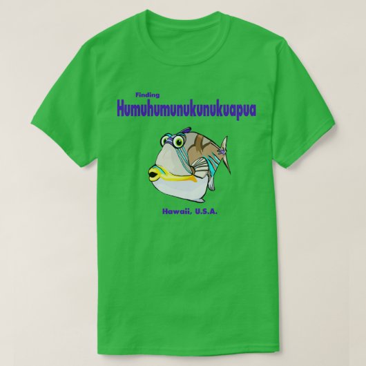T-shirt humuhumunukunukuapua (Design devant)