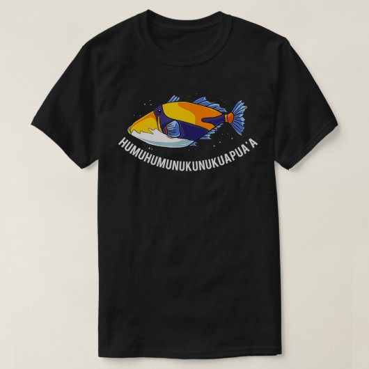 T-shirt Humuhumunukunukuapua'a Hawaii State Fish  (Design devant)