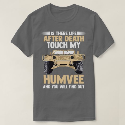 T-shirt Humvee militaire  (Design devant)