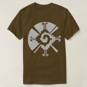 T-shirt Hunab Ku Ometeotl Aztèque Maya Yucatèque Maya Inca (Design devant)