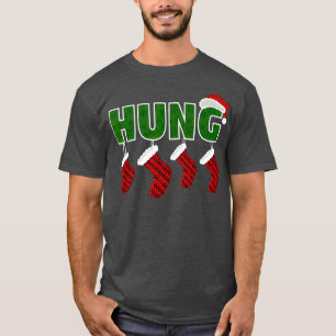 T-shirt Hung - Funny Gay Endowed Noël