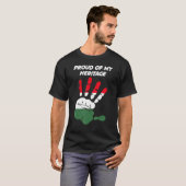 T-shirt Hungarian Flag Printed Palm (Devant entier)