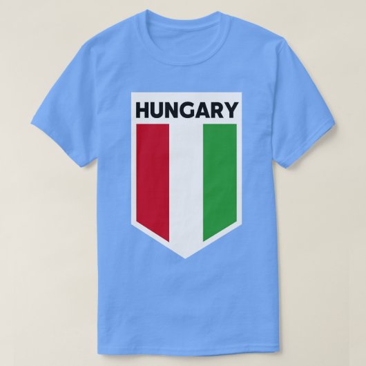 T-shirt Hungary Flag Emblem (Design devant)