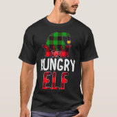 T-shirt Hungry Elf Matching Family Group Christmas Party P (Devant)